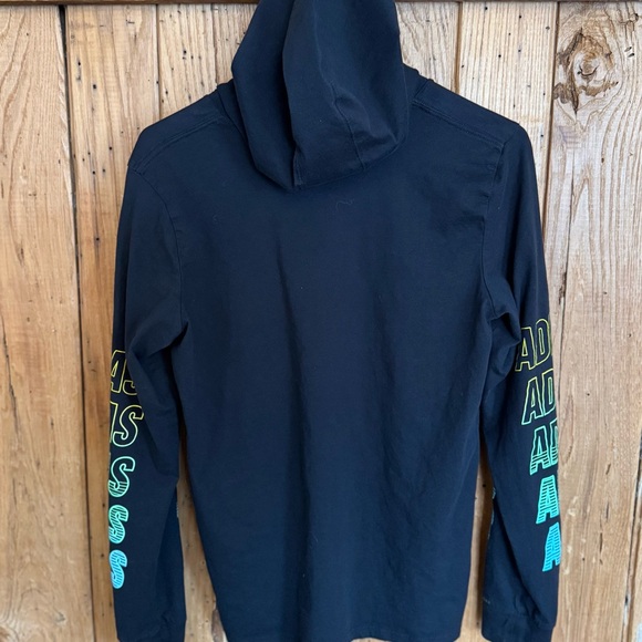 Boys’ Adidas Long Sleeve Hooded Tee XL Soft Cotton Jersey - Picture 6 of 10